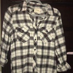 Red, black & white flannel